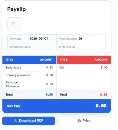 salary payslip generator tool online paystub maker free